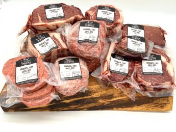 Lot's of options of wagyu beef & Berkshire pork to choose from on our online shop