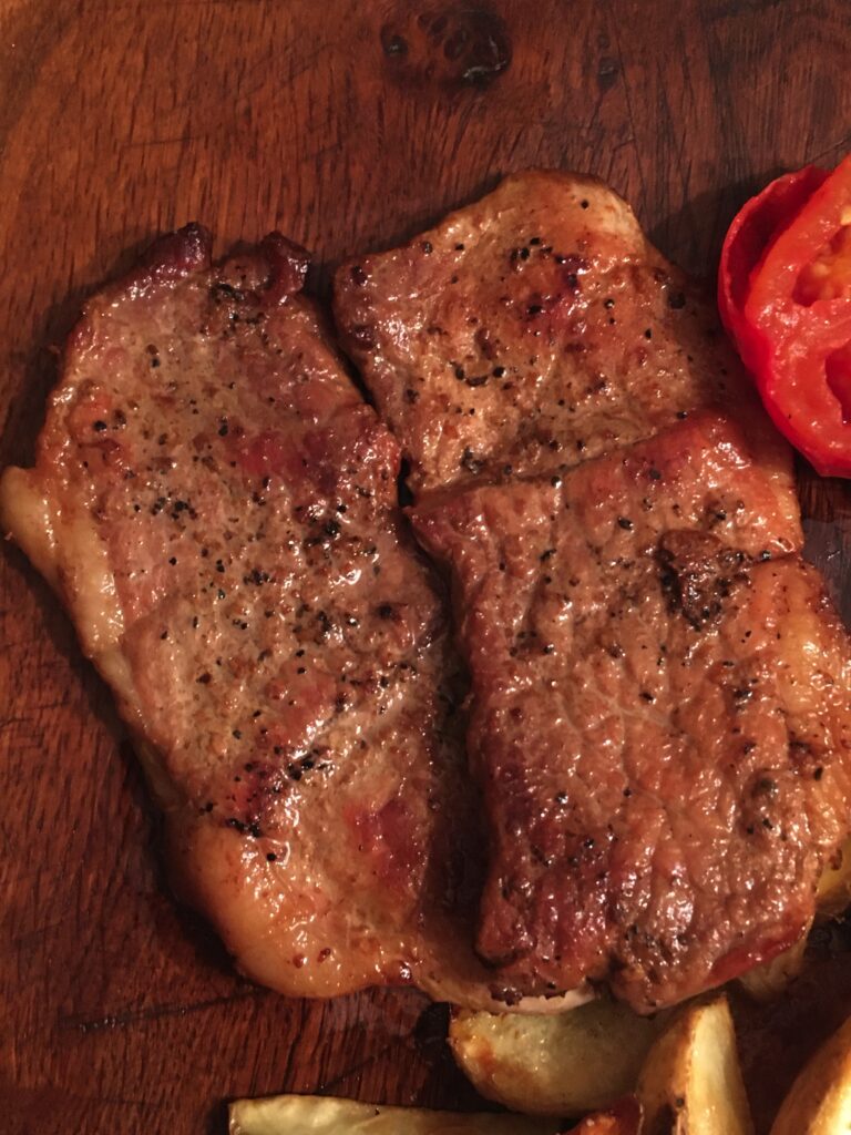 Berkshire Pork leg steaks